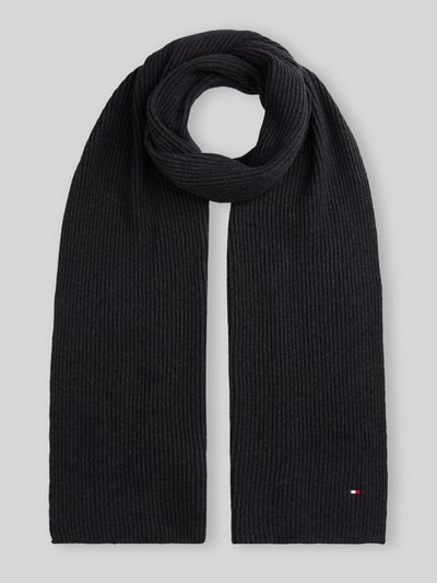 Tommy Hilfiger Schal mit Logo-Detail Anthrazit 2