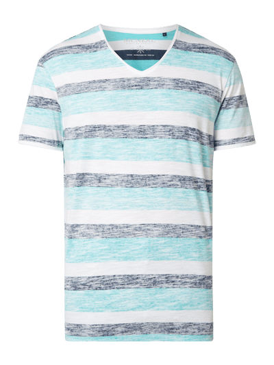 MCNEAL T-Shirt mit Streifenmuster Metallic Blue 2