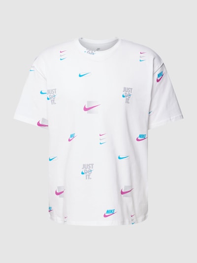 Nike T-shirt z okrągłym dekoltem Biały 2