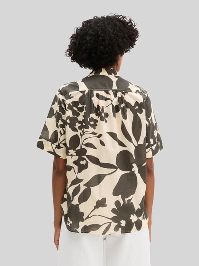 Marc O'Polo Relaxed Fit Bluse aus reiner Baumwolle Mittelgrau 5