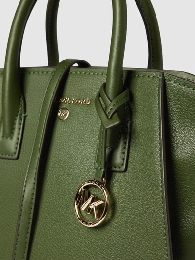 MICHAEL Michael Kors Handtasche aus Leder mit Label-Detail Modell 'AVRIL' Khaki 3