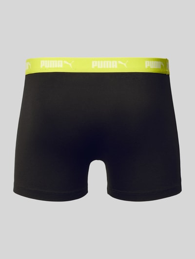 PUMA Boxershort met elastische logoband in een set van 4 stuks  - 3