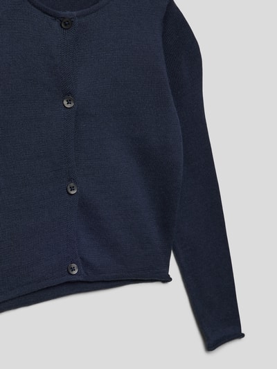 s.Oliver RED LABEL Strickjacke mit Rundhalsausschnitt Marineblau 2
