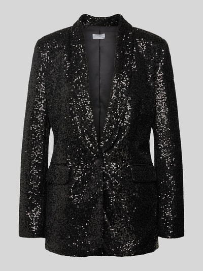 Jake*s Cocktail Shaped Fit Blazer mit Paillettenbesatz Black 2