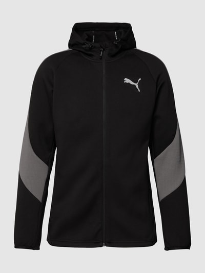 PUMA PERFORMANCE Sweatjacke mit Label-Print Modell 'Evostripe' Black 2