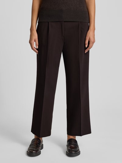 OPUS Broek in verkorte pasvorm, model 'Meeri city' Chocoladebruin - 4