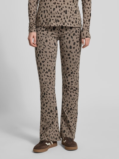 ARMEDANGELS Slim Fit Leggings aus Baumwoll-Mix Modell 'LEO REHMAA' Taupe 4