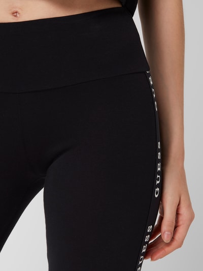 Guess Activewear Fietsbroek met logostrepen, model 'Aline'  Zwart - 3