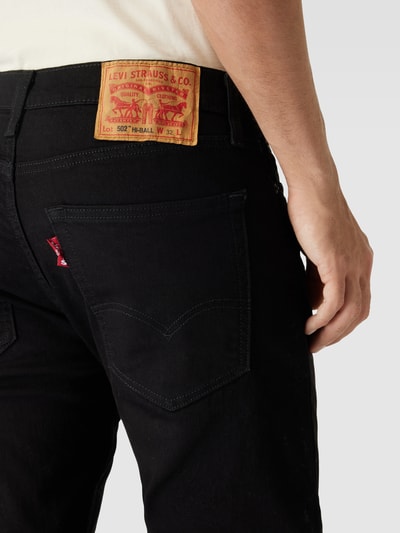 Levi's® Straight Leg Jeans im 5-Pocket-Design Modell 'TAPER' Black 3