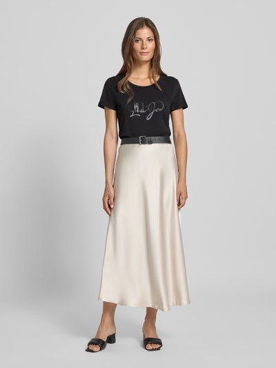 LIU JO SPORT T-Shirt mit Label-Print Black 1