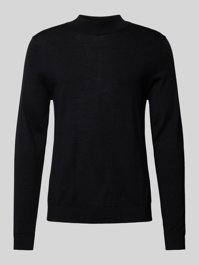 SELECTED HOMME Strickpullover mit Stehkragen Modell 'TRAY' Black 2