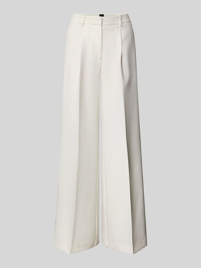 BOSS Orange Regular Fit Hose mit weitem Bein Offwhite 2