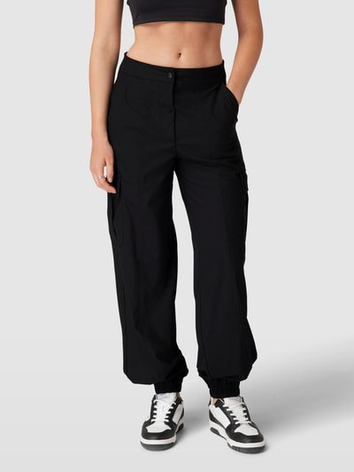 Calvin Klein Jeans Cargohose mit elastischen Beinabschlüssen Modell 'TECHNICAL' Black 4