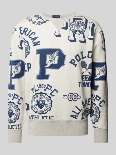 Polo Ralph Lauren Sweatshirt mit Rundhalsausschnitt Offwhite 2