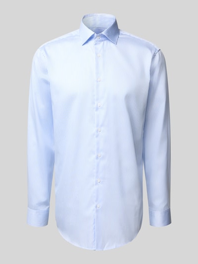 SEIDENSTICKER REGULAR FIT Koszula biznesowa o kroju regular fit z listwą guzikową Błękitny 2