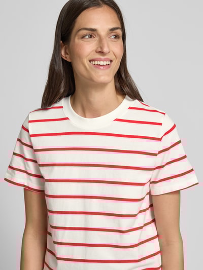 s.Oliver RED LABEL Regular fit T-shirt van puur katoen Wit - 3