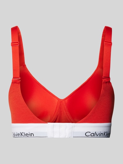 Calvin Klein Underwear Soft-BH mit elastischem Label-Bund Rot 3