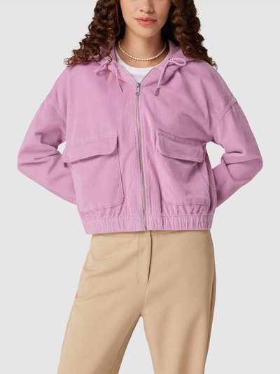 ONLY Jacke mit Pattentaschen Modell 'KENZIE' Rosa 4