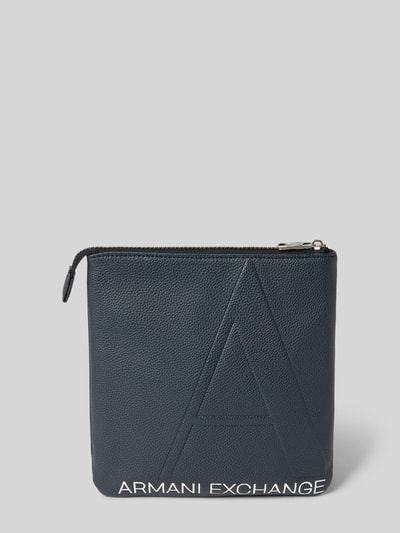 ARMANI EXCHANGE Handtas met labeldetail, model 'Pilot' Donkerblauw - 1