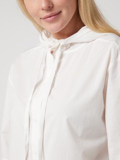 Marc O'Polo Denim Blouse met capuchon  Offwhite - 3