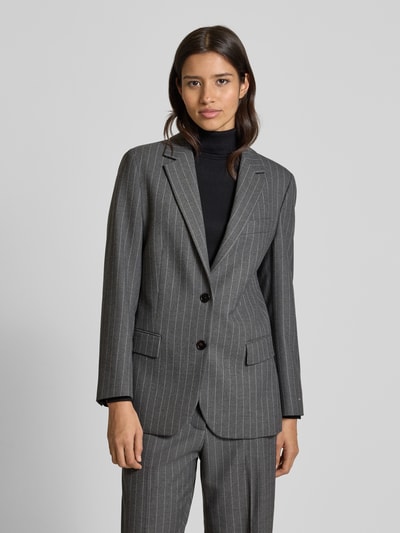 Tommy Hilfiger Relaxed Fit Kurzblazer mit Viskose-Anteil Hellgrau 4