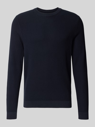 MCNEAL Strickpullover mit gerippten Abschlüssen Marine 2