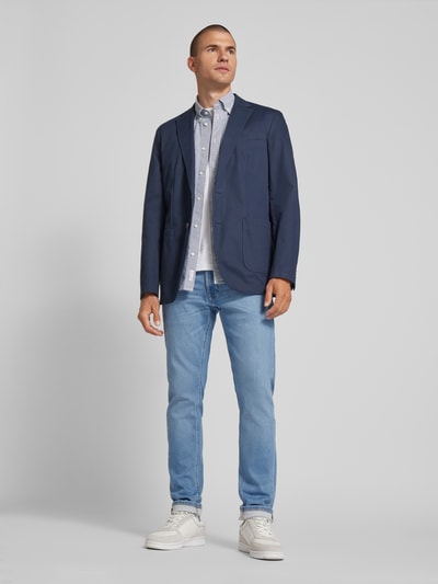 Tommy Hilfiger Regular Fit Freizeithemd mit Streifenmuster Marine 1