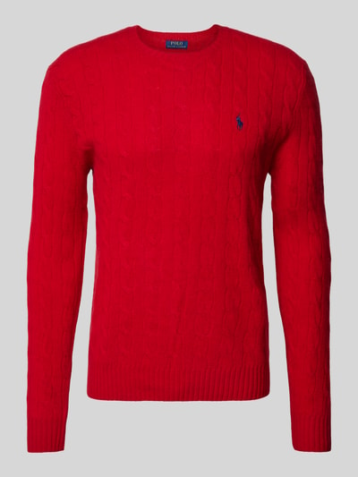 Polo Ralph Lauren Pullover aus Kaschmir mit Logo-Stitching Rot 1