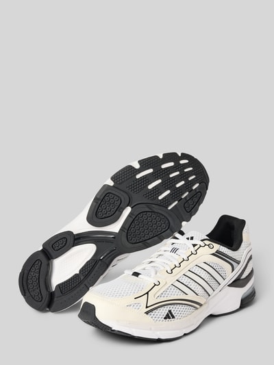 Productfoto, Low Top Sneaker uit Mesh Model 'SPIRITAIN 2000' van adidas Sportswear, meerkleurig, afgeronde punt, platte hak, contrasterende details, vetersluiting, gestructureerde zool, materiaalverwerking: mesh.