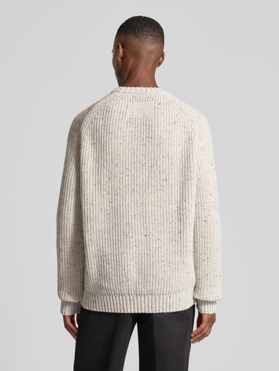 Armedangels Regular Fit Strickpullover aus Baumwoll-Woll-Mix Modell 'KIAANO' Offwhite 5