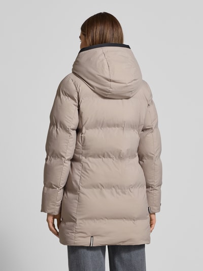 khujo Kurtka pikowana z naszywką z logo model ‘Tanare’ Brudnoróżowy 5