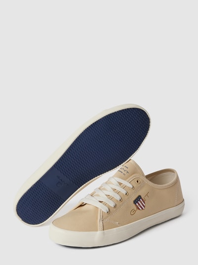 Gant Sneaker mit Label-Prints Beige 5