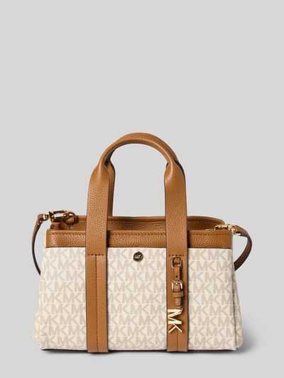MICHAEL Michael Kors Handtasche mit Label-Applikation Modell 'ROMEE' Ecru 2