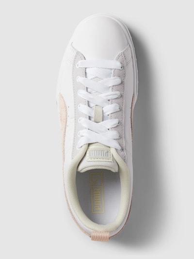 Puma Sneakers van leer met contrastgarnering, model 'Mayze' Offwhite - 4