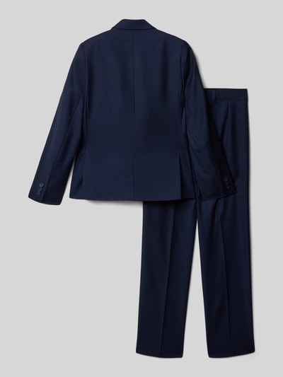 Standar Slim Fit Anzug mit Viskose-Anteil Marine 3