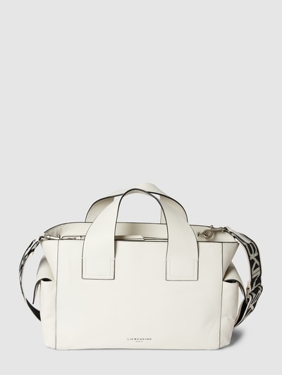 LIEBESKIND BERLIN Shopper mit Label-Details Modell 'Sienna' Offwhite 2