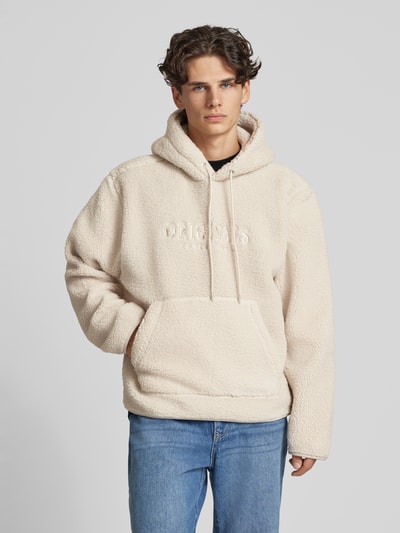 Jack & Jones Hoodie mit Label-Stitching Modell 'FREDERIKSBERG' Offwhite 4