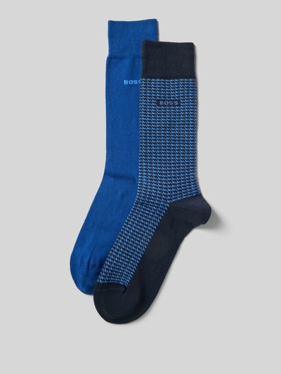 BOSS Socken mit Label-Detail im 2er-Pack Marine 1