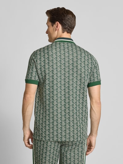 Lacoste Regular Fit Poloshirt mit Allover-Muster Gruen 5