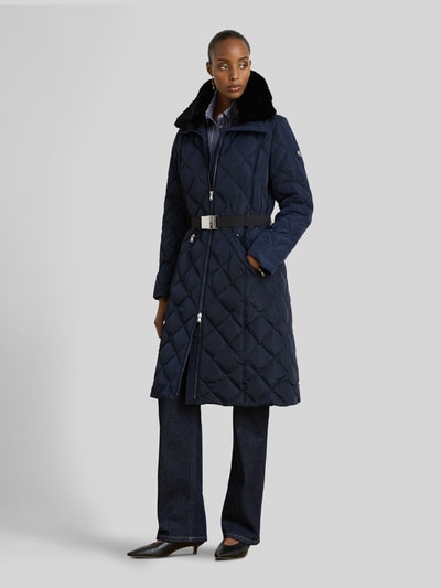 Lauren Ralph Lauren Steppmantel mit abnehmbarem Taillengürtel Dunkelblau 4
