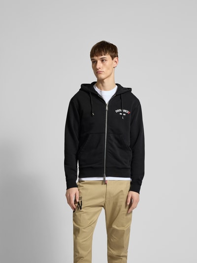 Dsquared2 Sweatjacke mit Reißverschluss Black 4