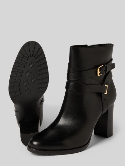 Lauren Ralph Lauren Laarsjes met hak, model 'BOOTIE' Zwart - 4
