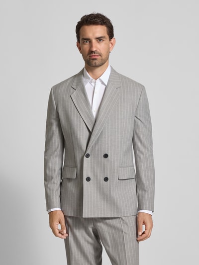 HUGO Regular Fit Anzugsakko mit Viskoseanteil Modell 'KARLO253F1X' Hellgrau 4