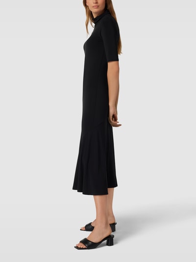 MaxMara Leisure Midi-jurk met col, model 'Radar' Zwart - 4