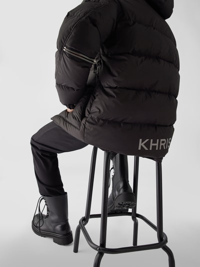 Khrisjoy Daunenjacke mit Kapuze Schwarz 6