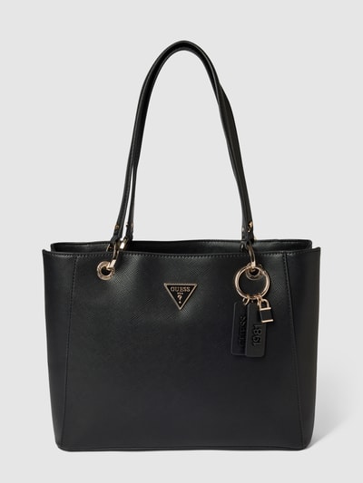 Guess Tote bag met labelapplicatie, model 'NOELLE' Zwart - 2