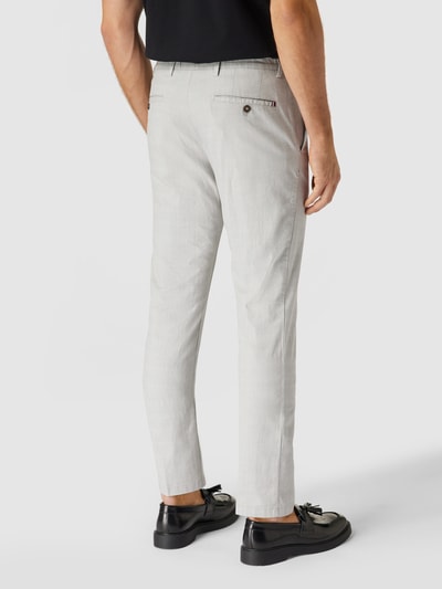 Tommy Hilfiger Straight fit chino met stretch, model 'Denton' Lichtgrijs - 5