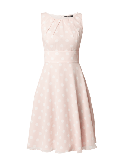 Swing Cocktailkleid mit Polka-Dots Rose 2