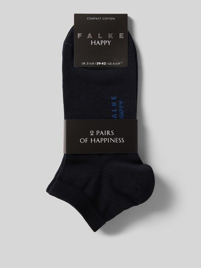 Produktfoto, Socken mit geripptem Abschluss im 2er-Pack von Falke für Herren aus Baumwoll-Mix mit Stretch-Anteil, körpernaher Schnitt.