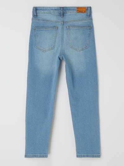 Only Mom Fit Jeans mit Stretch-Anteil Modell 'Calla'  Jeansblau 3